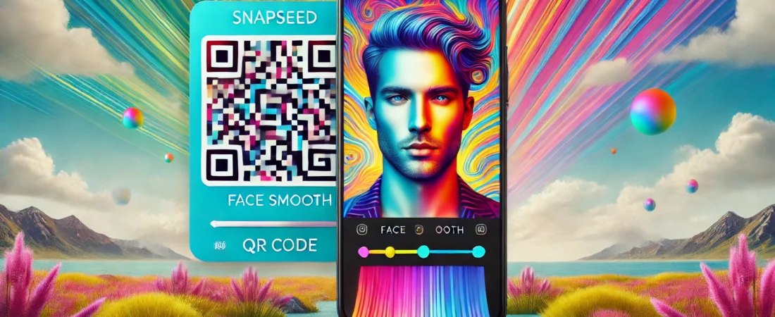 Face Smooth Snapseed QR Code | Photo Editing